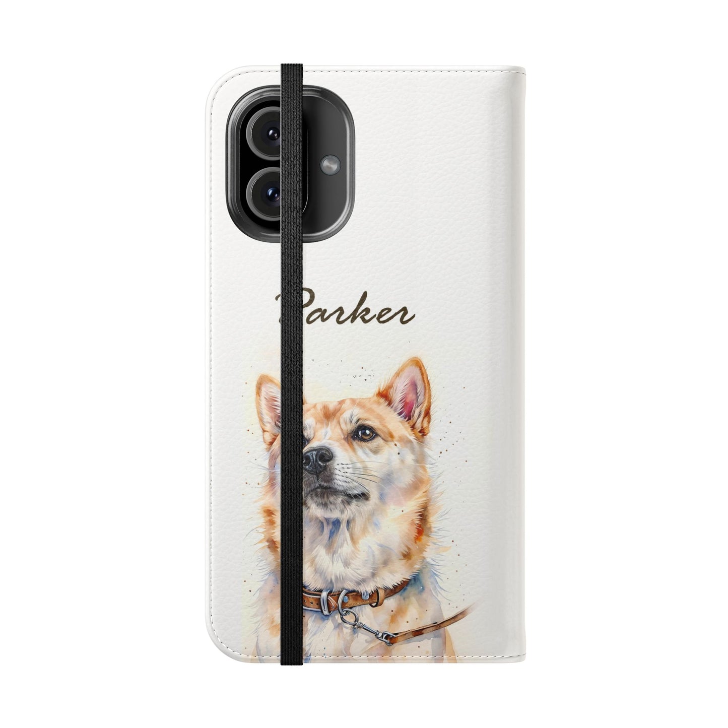 Custom Flip Phone Case – Faux Leather, Card Holder & Stand Feature