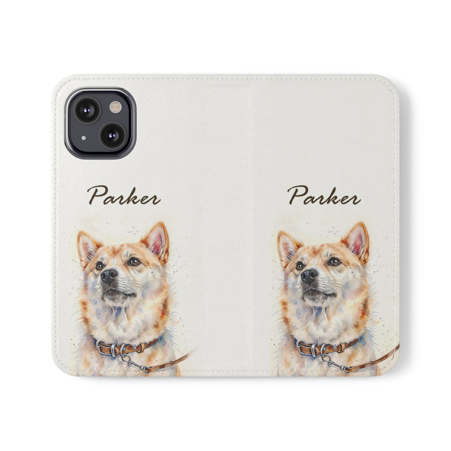 Custom Flip Phone Case – Faux Leather, Card Holder & Stand Feature
