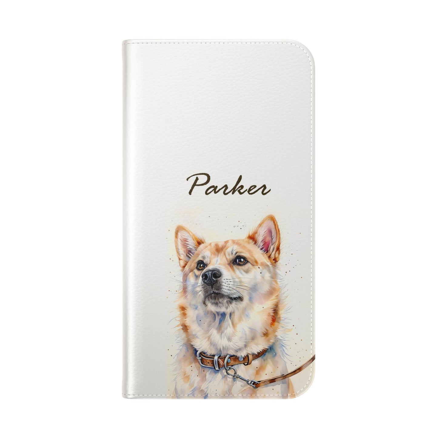 Custom Flip Phone Case – Faux Leather, Card Holder & Stand Feature