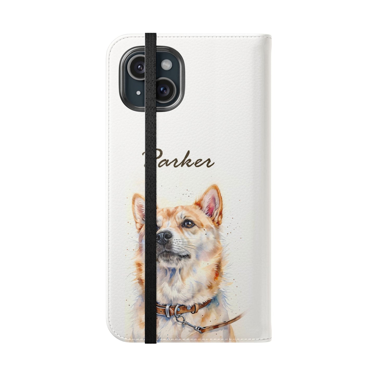Custom Flip Phone Case – Faux Leather, Card Holder & Stand Feature