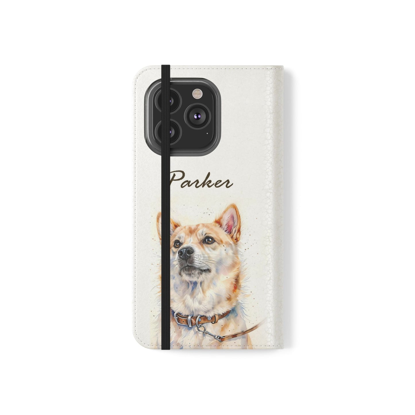 Custom Flip Phone Case – Faux Leather, Card Holder & Stand Feature