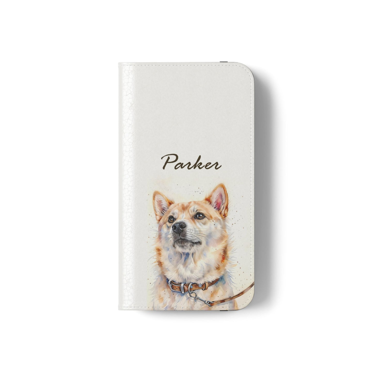 Custom Flip Phone Case – Faux Leather, Card Holder & Stand Feature