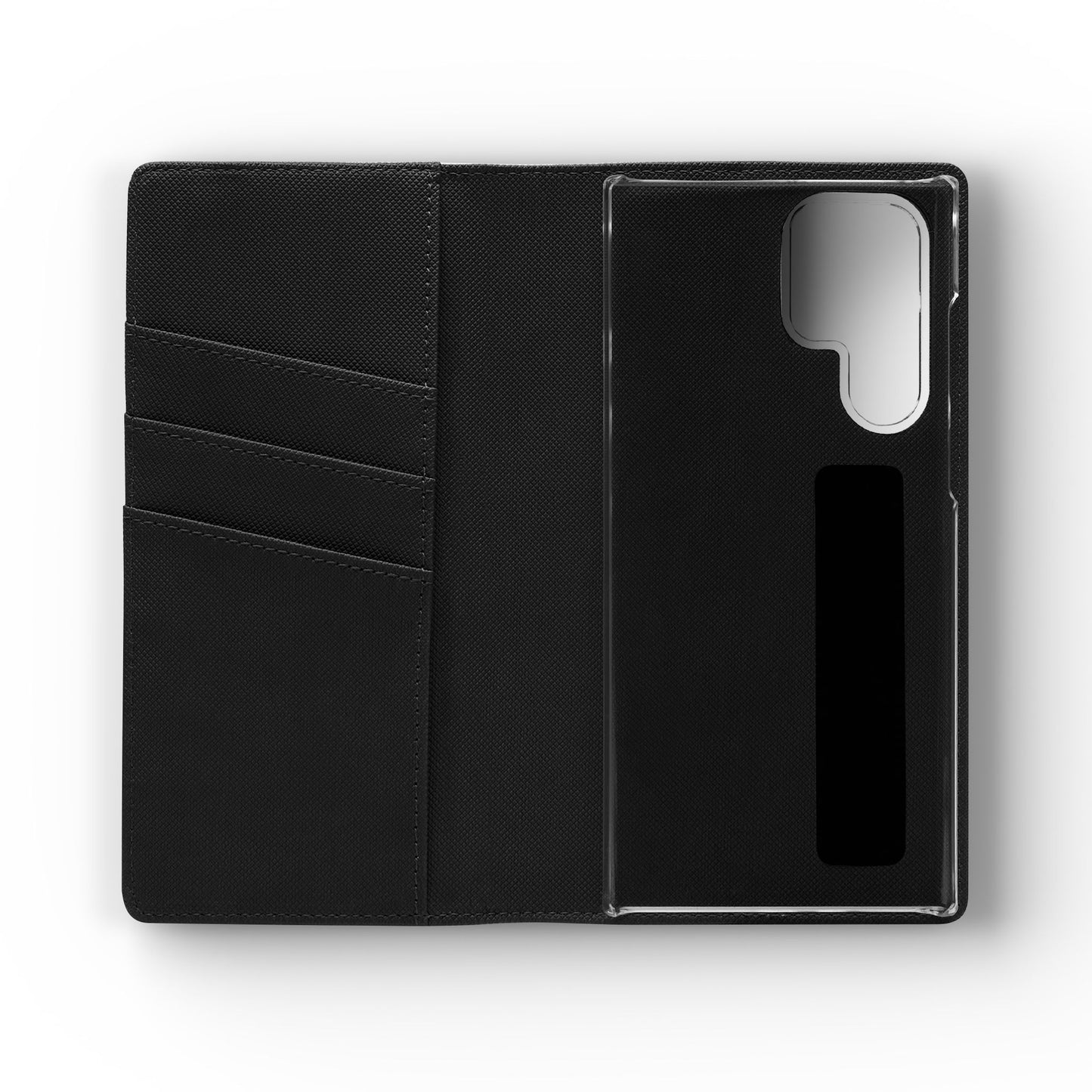Custom Flip Phone Case – Faux Leather, Card Holder & Stand Feature