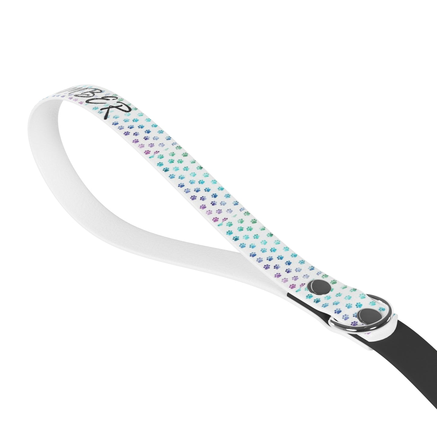 Personalized waterproof dog leash with custom handle design – durable & lightweight