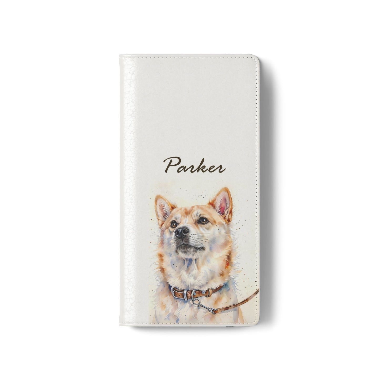 Custom Flip Phone Case – Faux Leather, Card Holder & Stand Feature