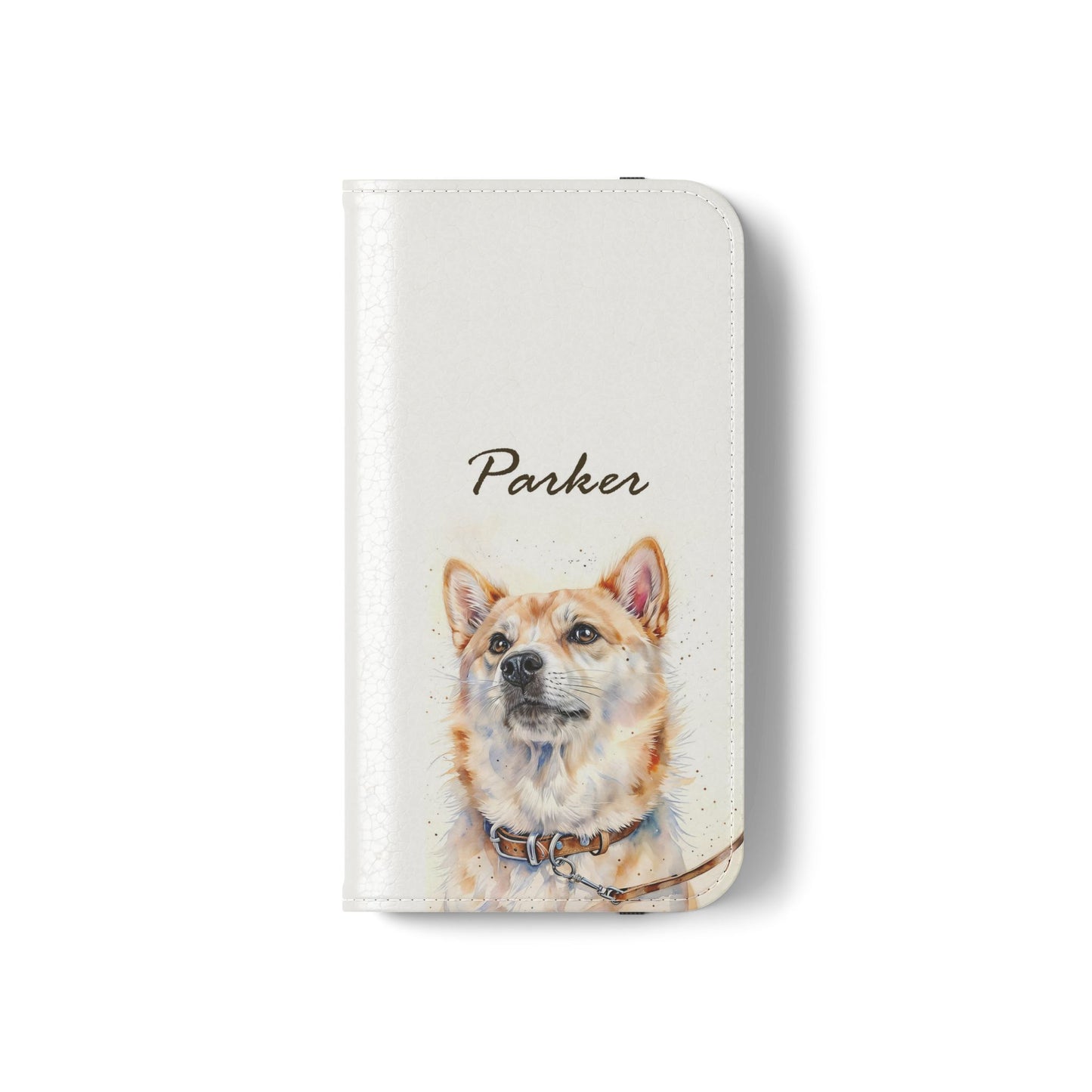 Custom Flip Phone Case – Faux Leather, Card Holder & Stand Feature