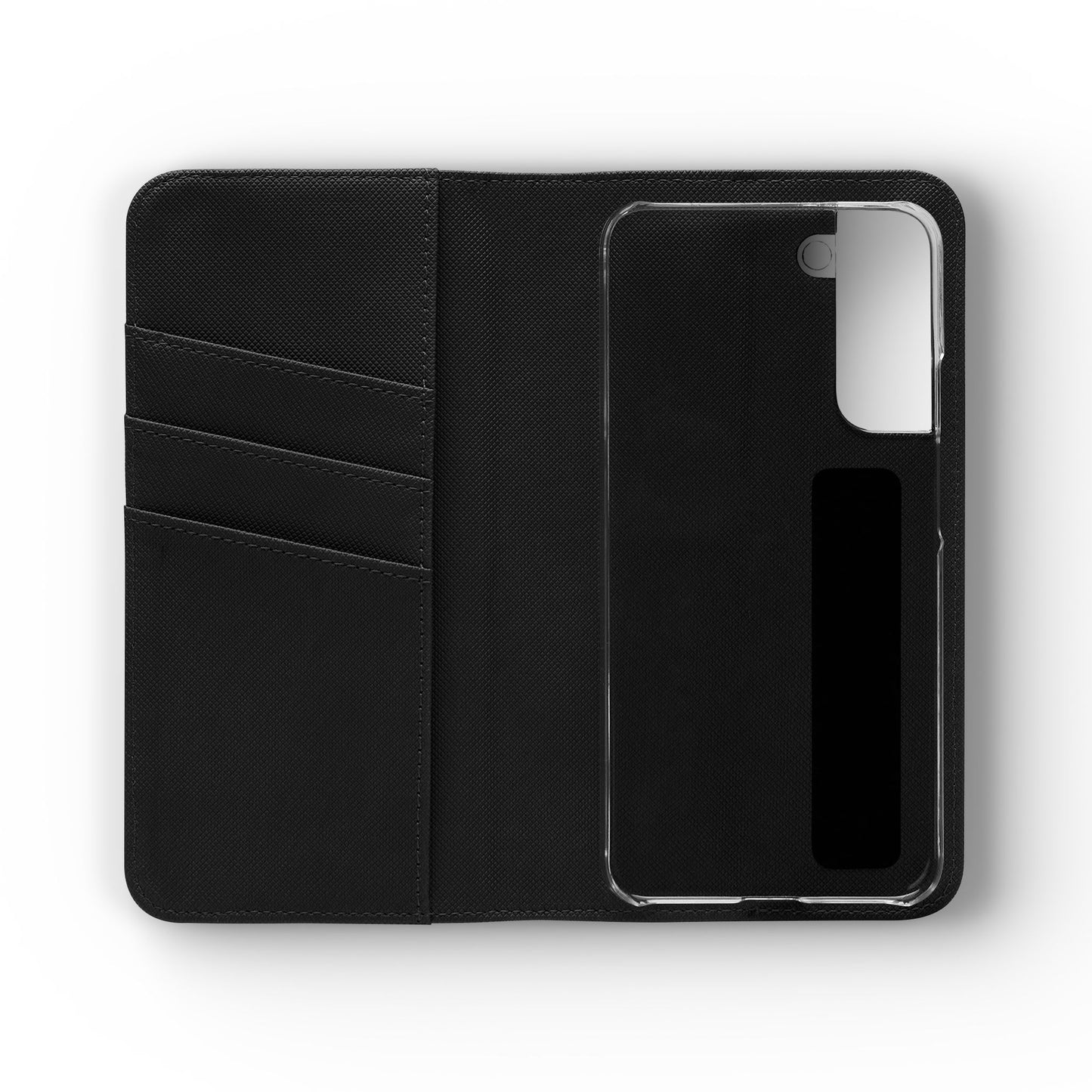 Custom Flip Phone Case – Faux Leather, Card Holder & Stand Feature