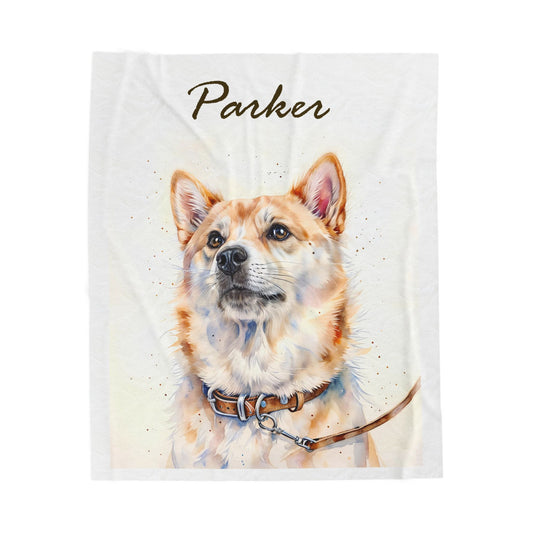 Personalized pet lover blanket – perfect for pet beds & couches