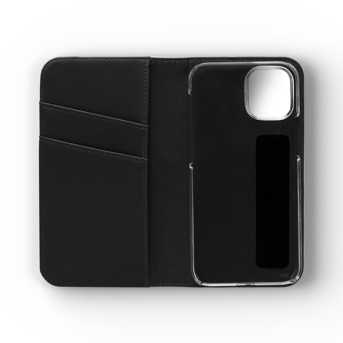 Custom Flip Phone Case – Faux Leather, Card Holder & Stand Feature