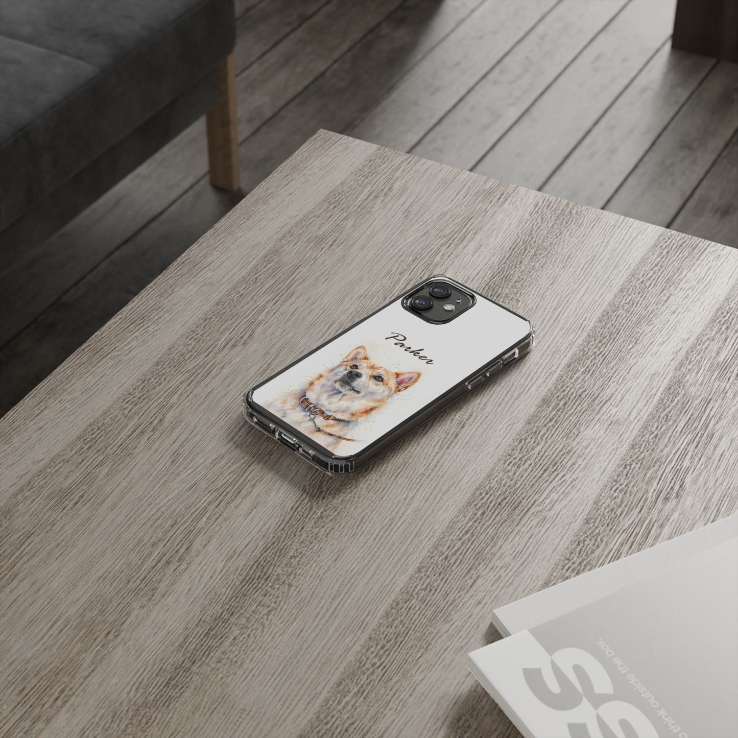 Custom Clear Phone Case – Slim, Shock-Absorbing & Wireless Charging Compatible