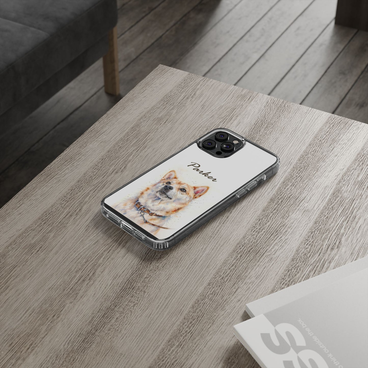 Custom Clear Phone Case – Slim, Shock-Absorbing & Wireless Charging Compatible