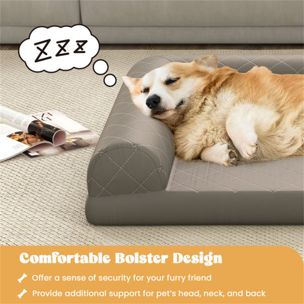 36-Inch Supportive Foam Dog Bed