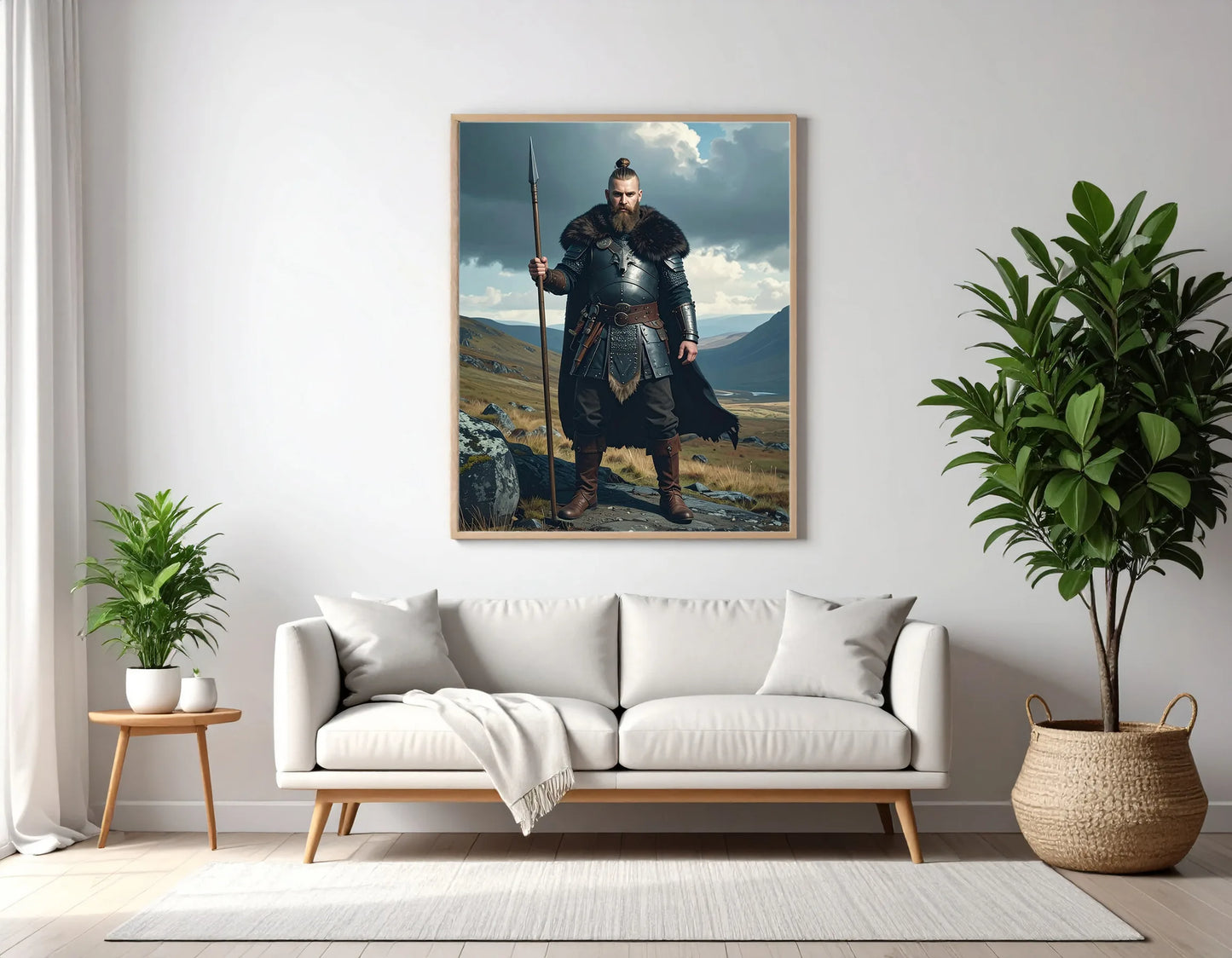 Custom Royal Human Portrait | Thrain Ironcloak | Personalized Wall Art Gift for him