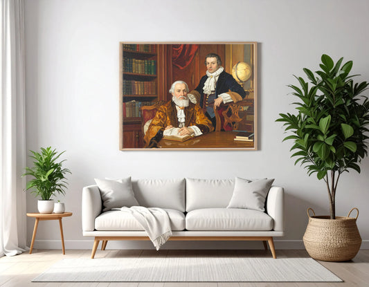Custom Royal Family Portrait | Lords of Knowledge | Personalized Wall Art Gift