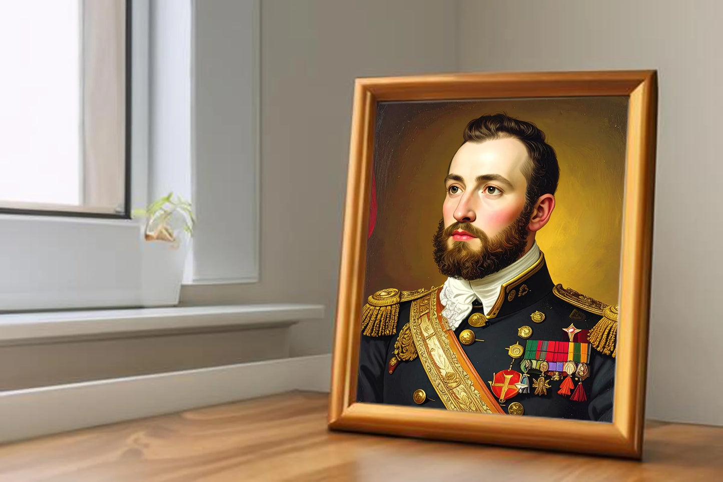 Custom Royal Human Portrait | Lord Starhelm | Personalized Wall Art Gift for him