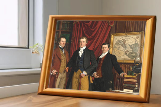 Custom Royal Family Portrait | The Learned Court | Personalized Wall Art Gift