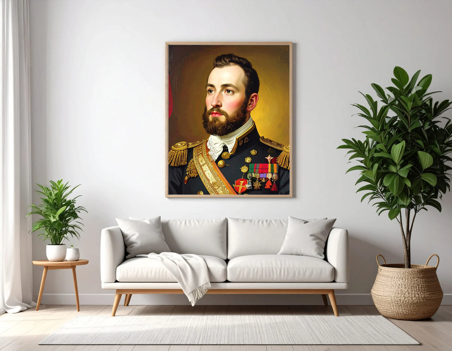 Custom Royal Human Portrait | Lord Starhelm | Personalized Wall Art Gift for him