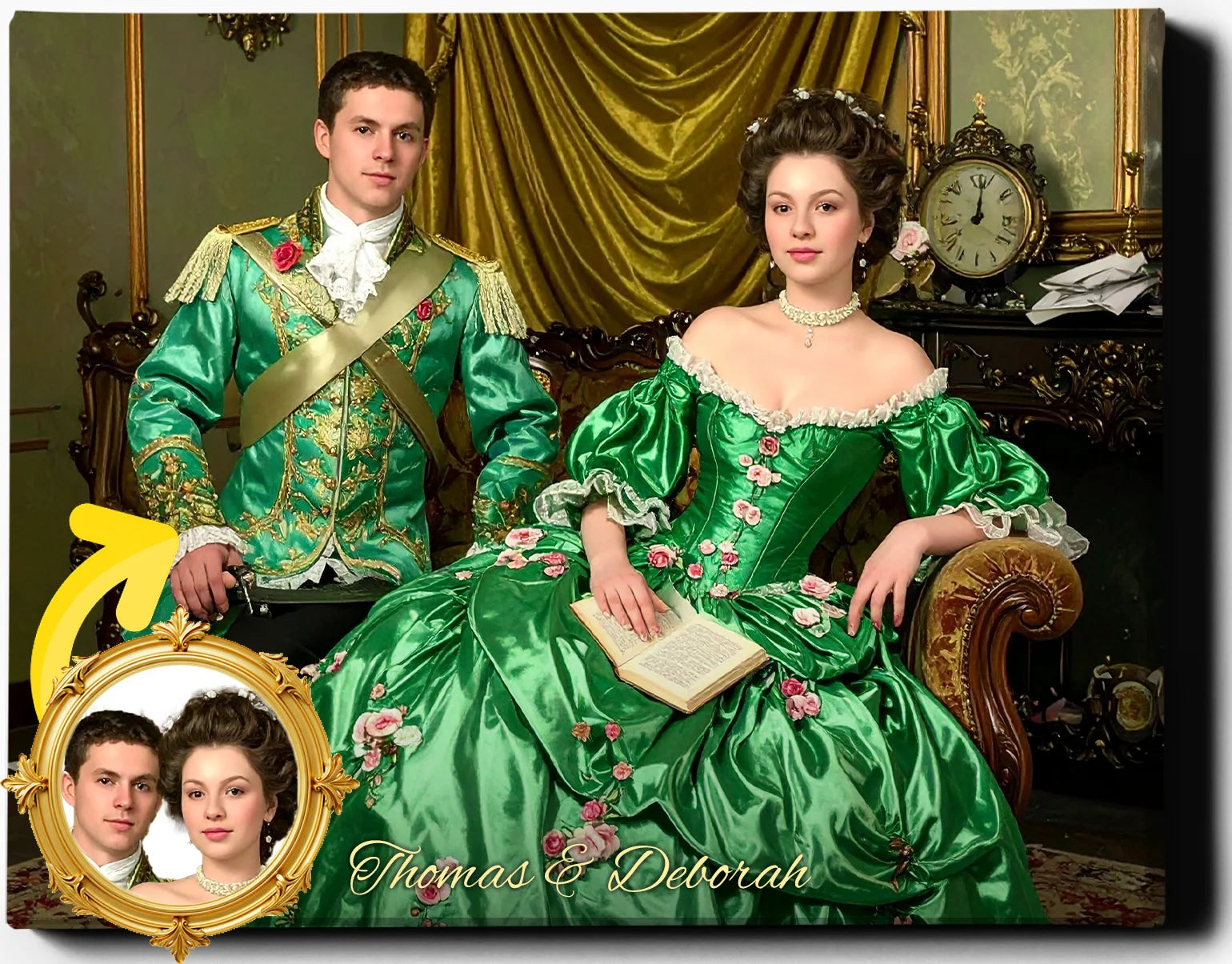 grand aristocratic couple