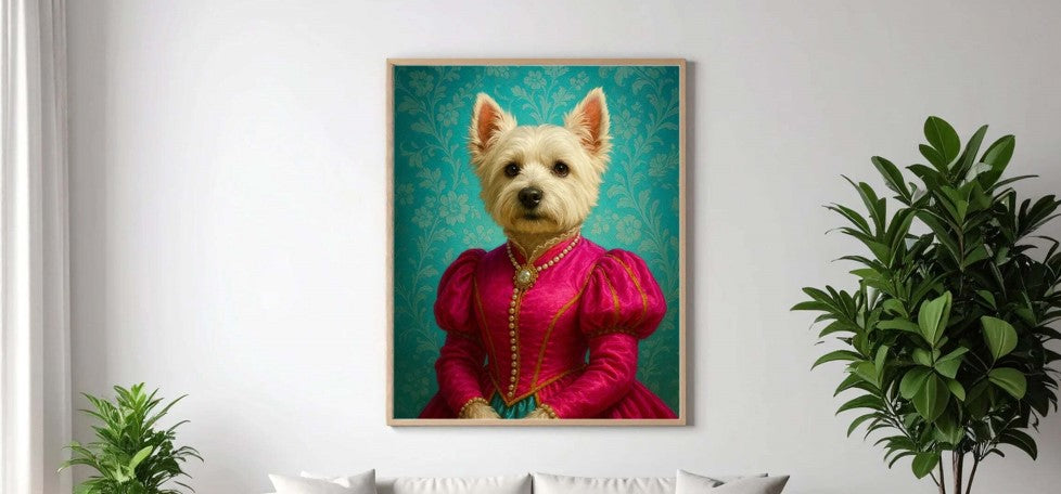 5 Ways a Custom Pet Portrait Canvas Elevates Home Decor