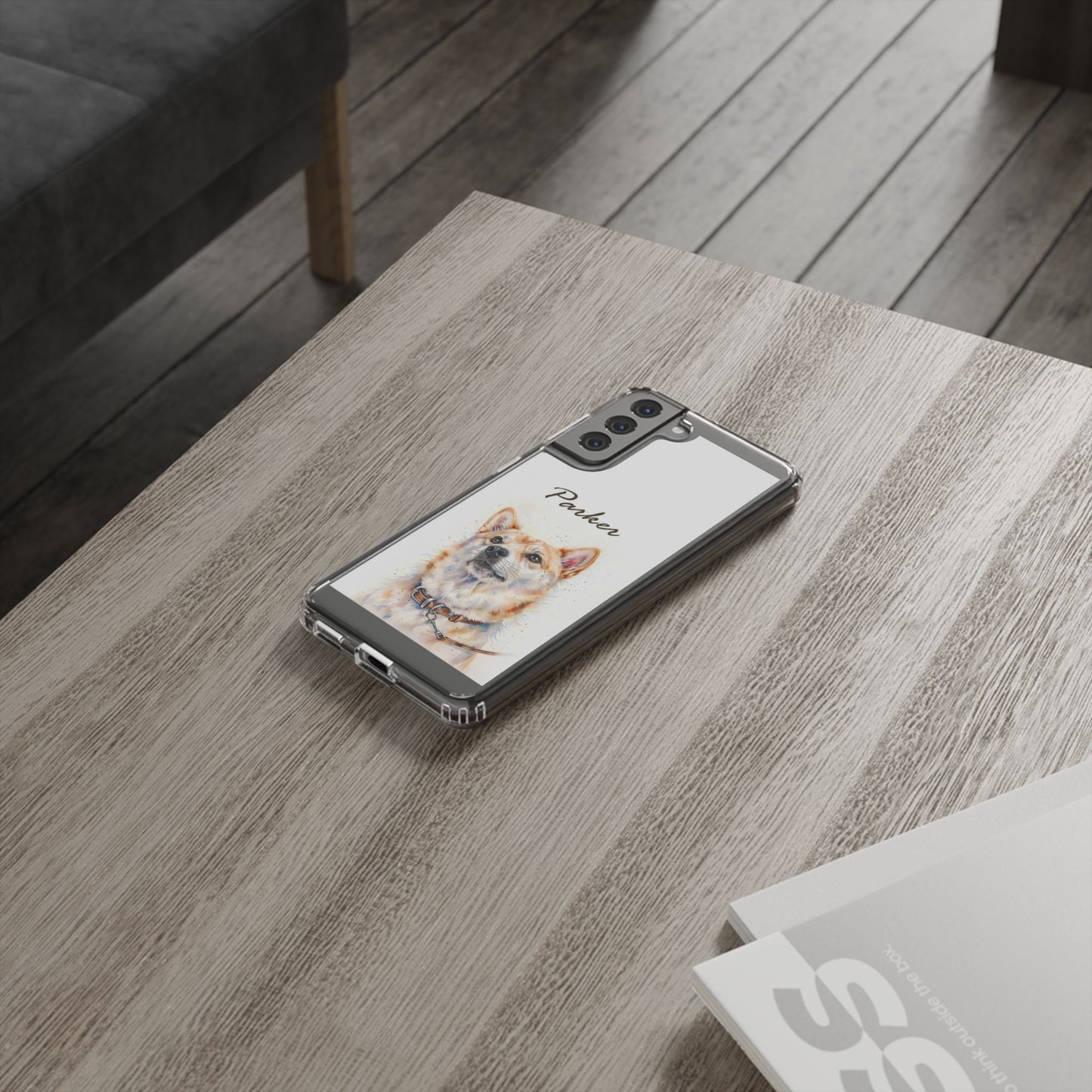 Custom Clear Phone Case – Slim, Shock-Absorbing & Wireless Charging Compatible
