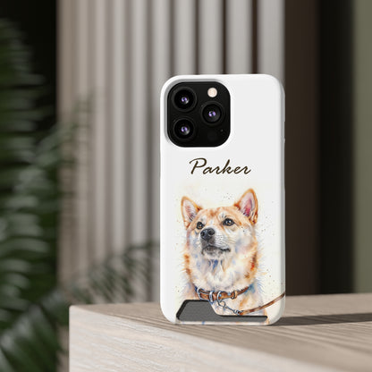 Custom Phone Case with Card Holder – Impact-Resistant, MagSafe Compatible (iPhone & Samsung)