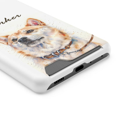Custom Phone Case with Card Holder – Impact-Resistant, MagSafe Compatible (iPhone & Samsung)