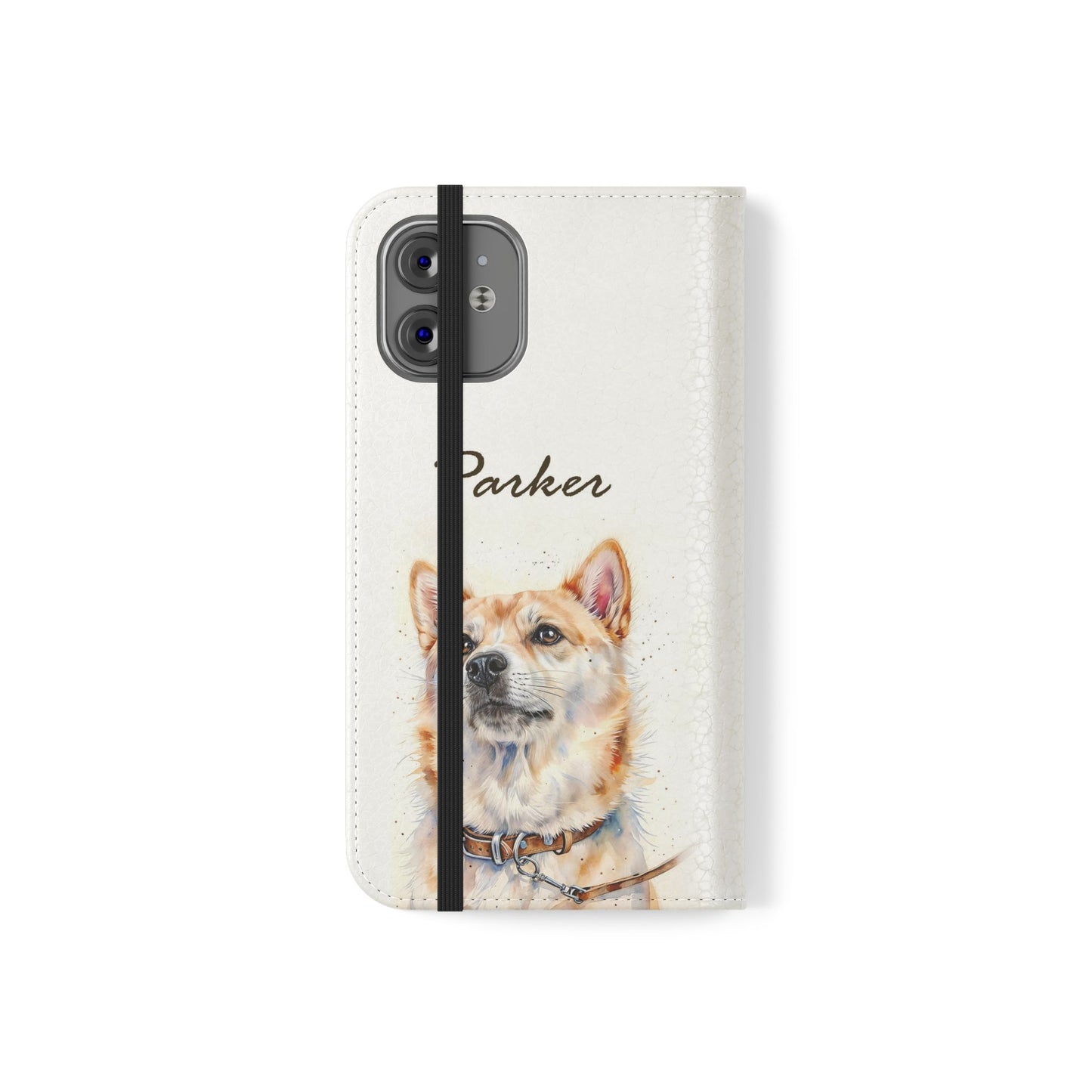 Custom Flip Phone Case – Faux Leather, Card Holder & Stand Feature