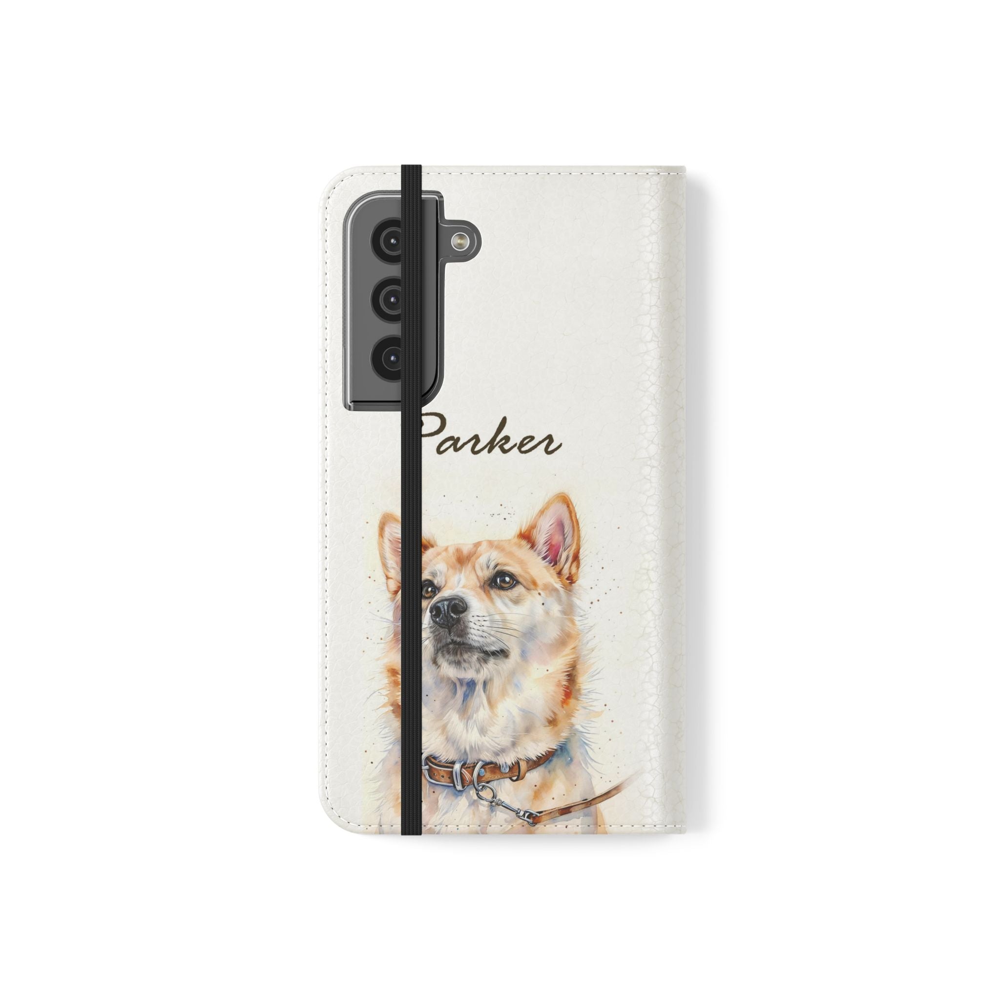 Wallet-style flip case for iPhone & Samsung