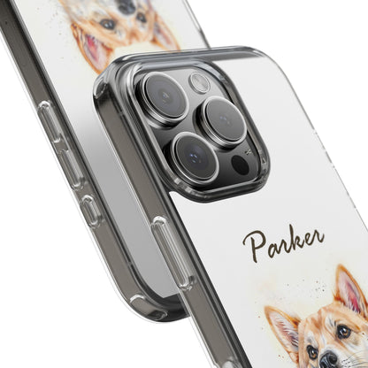 Custom Clear Phone Case – Slim, Shock-Absorbing & Wireless Charging Compatible