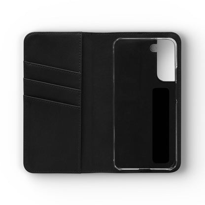 Custom Flip Phone Case – Faux Leather, Card Holder & Stand Feature