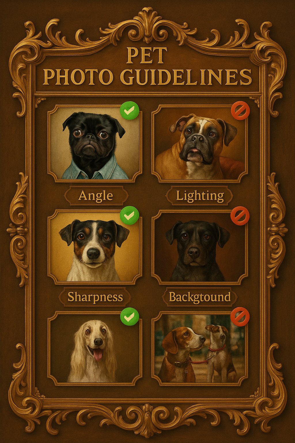 Custom Royal Pet Portrait | Lord Theodore Tails | Personalized Wall Art for Pet Lovers