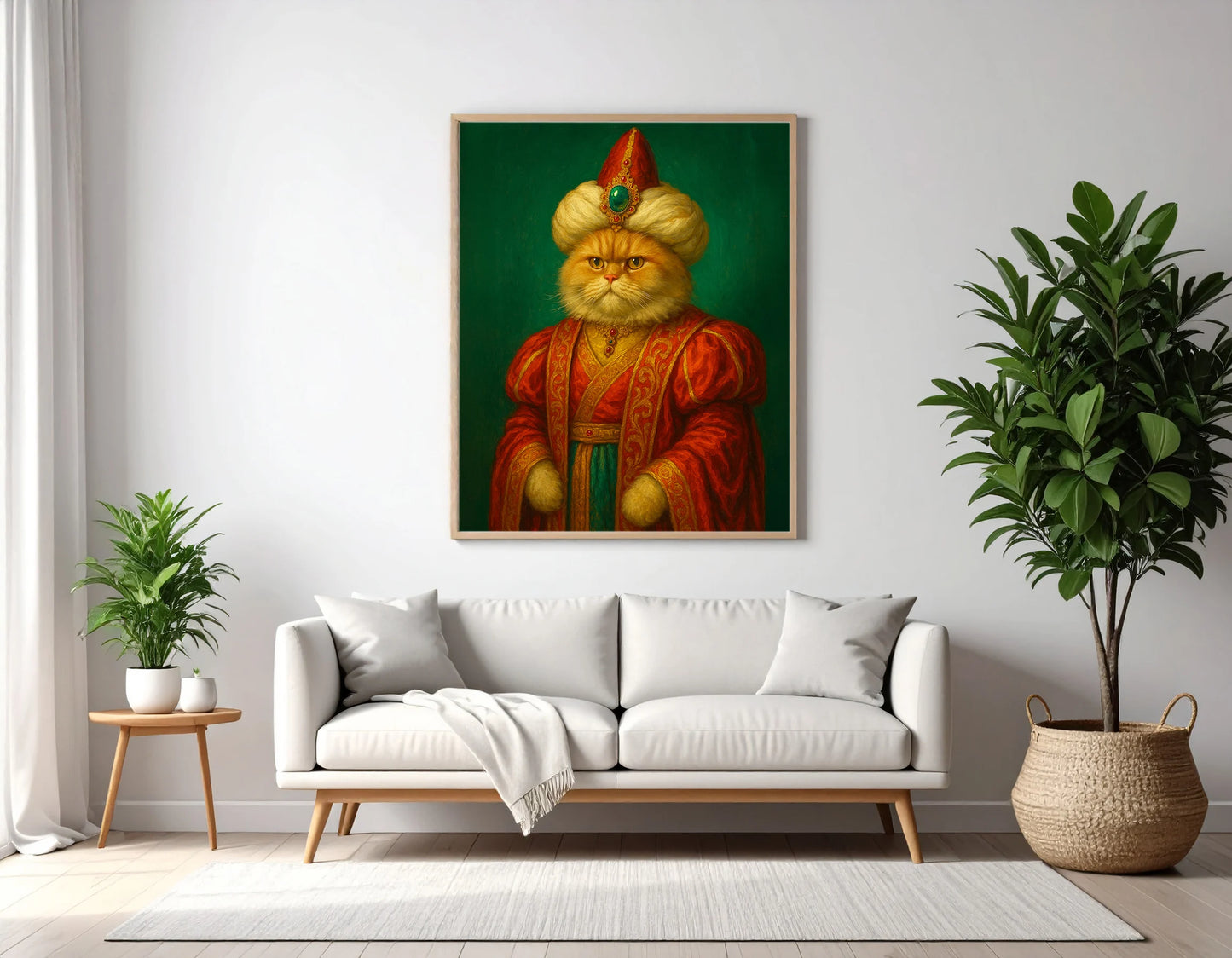 Custom Royal Pet Portrait | Count Barkula | Personalized Wall Art for Pet Lovers