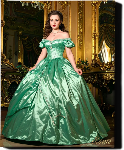 Custom Royal Human Portrait | Fortress Noble | Personalized Wall Art Gift for her