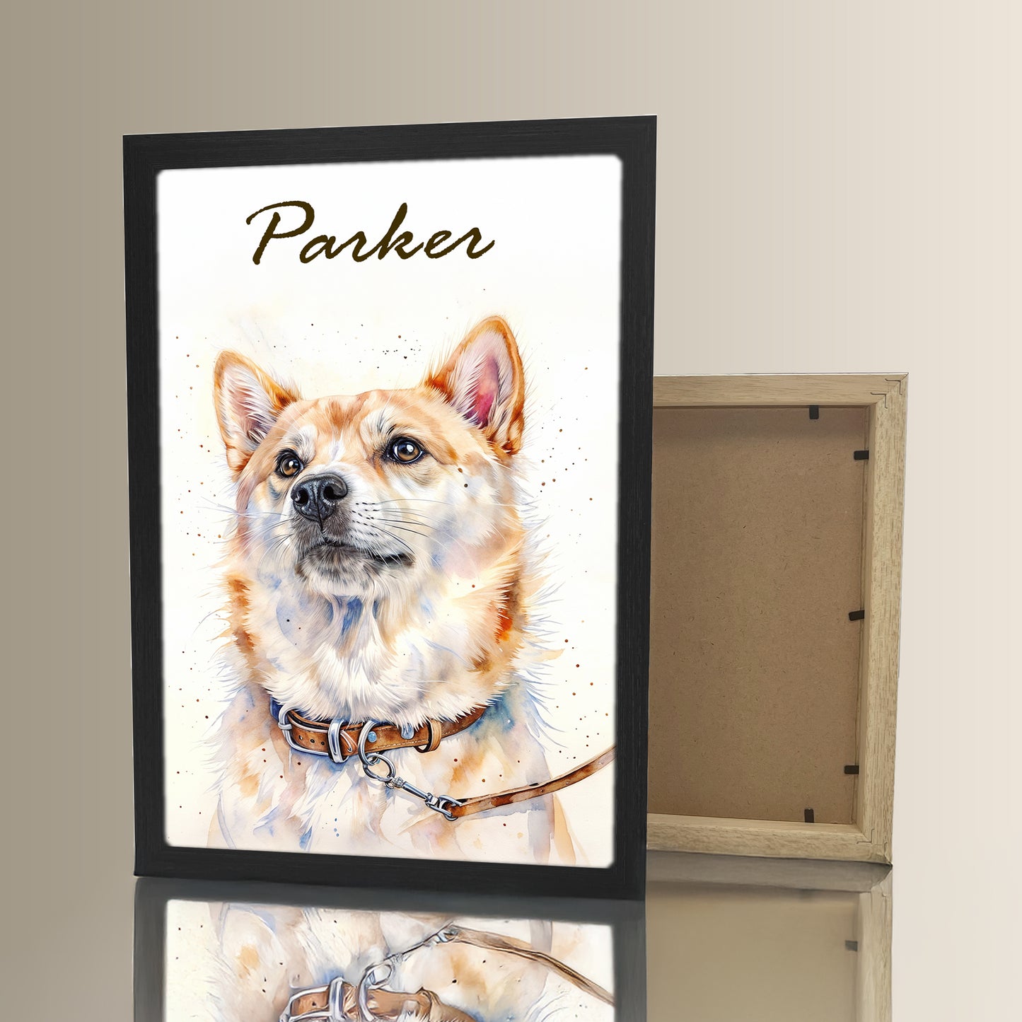 Personalized pet artwork framed print – the perfect pet lover’s gift