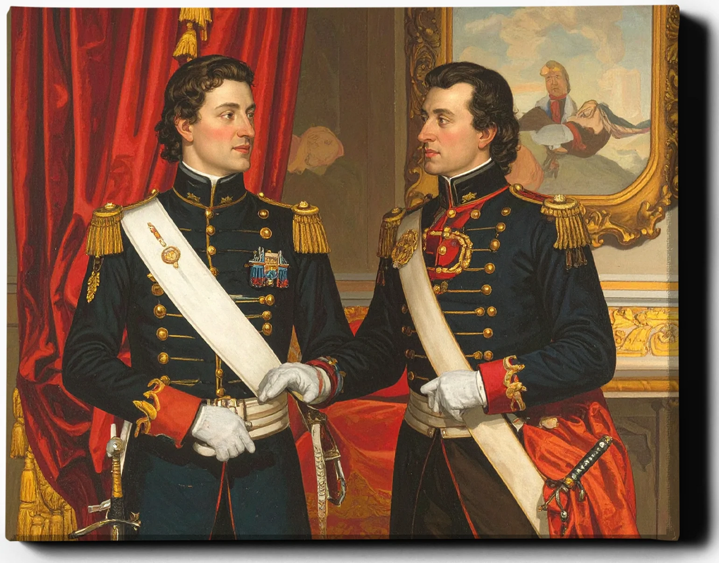 Custom Royal Family Portrait | Knights of Valor | Personalized Wall Art Gift