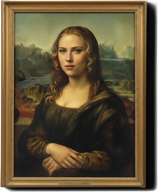 Custom Royal Human Portrait | The Florentine Mona | Personalized Wall Art Gift for her