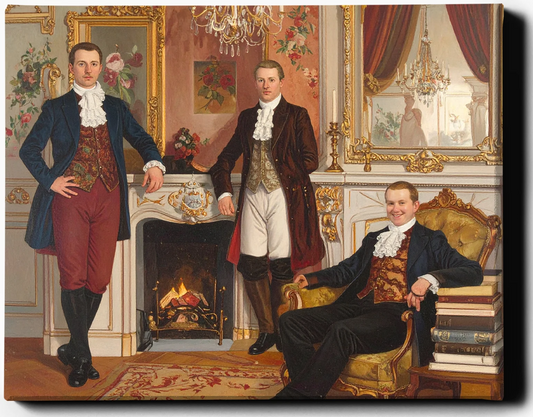 Custom Royal Family Portrait | Parlor of Prestige | Personalized Wall Art Gift