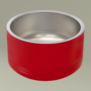 Cat water bowl with rust-resistant stainless steel construction