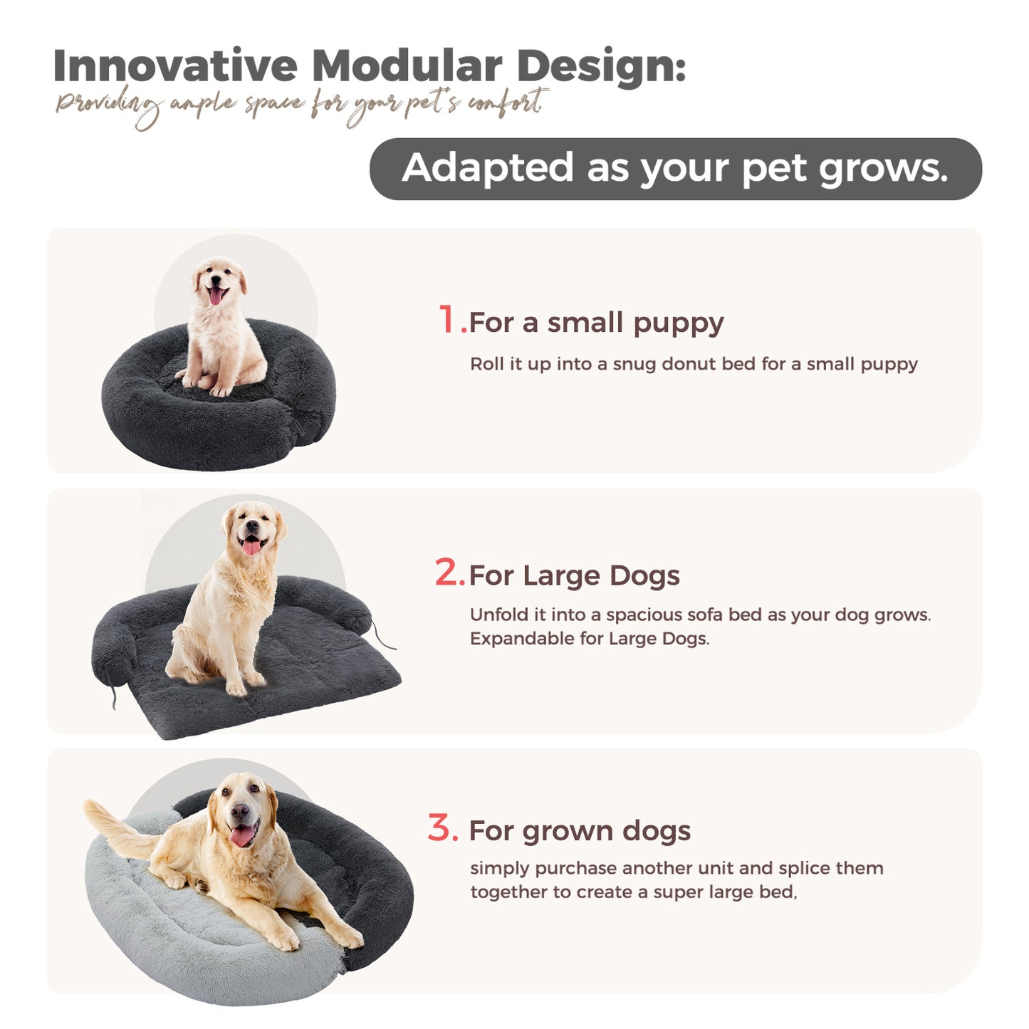 Fluffy Dog Bed
