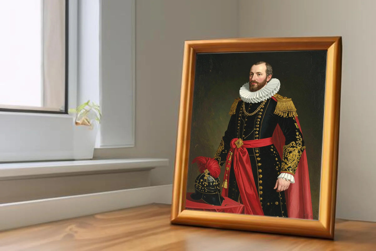 Custom Royal Human Portrait | Duke of Arden | Personalized Wall Art Gift for him