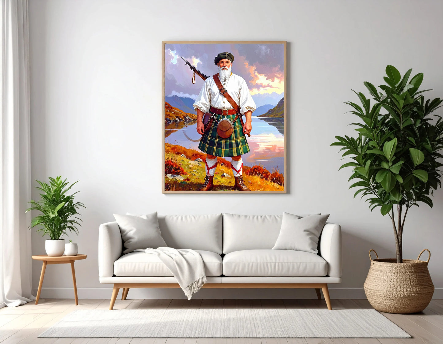 Custom Royal Human Portrait | Angus MacRae | Personalized Wall Art Gift for him