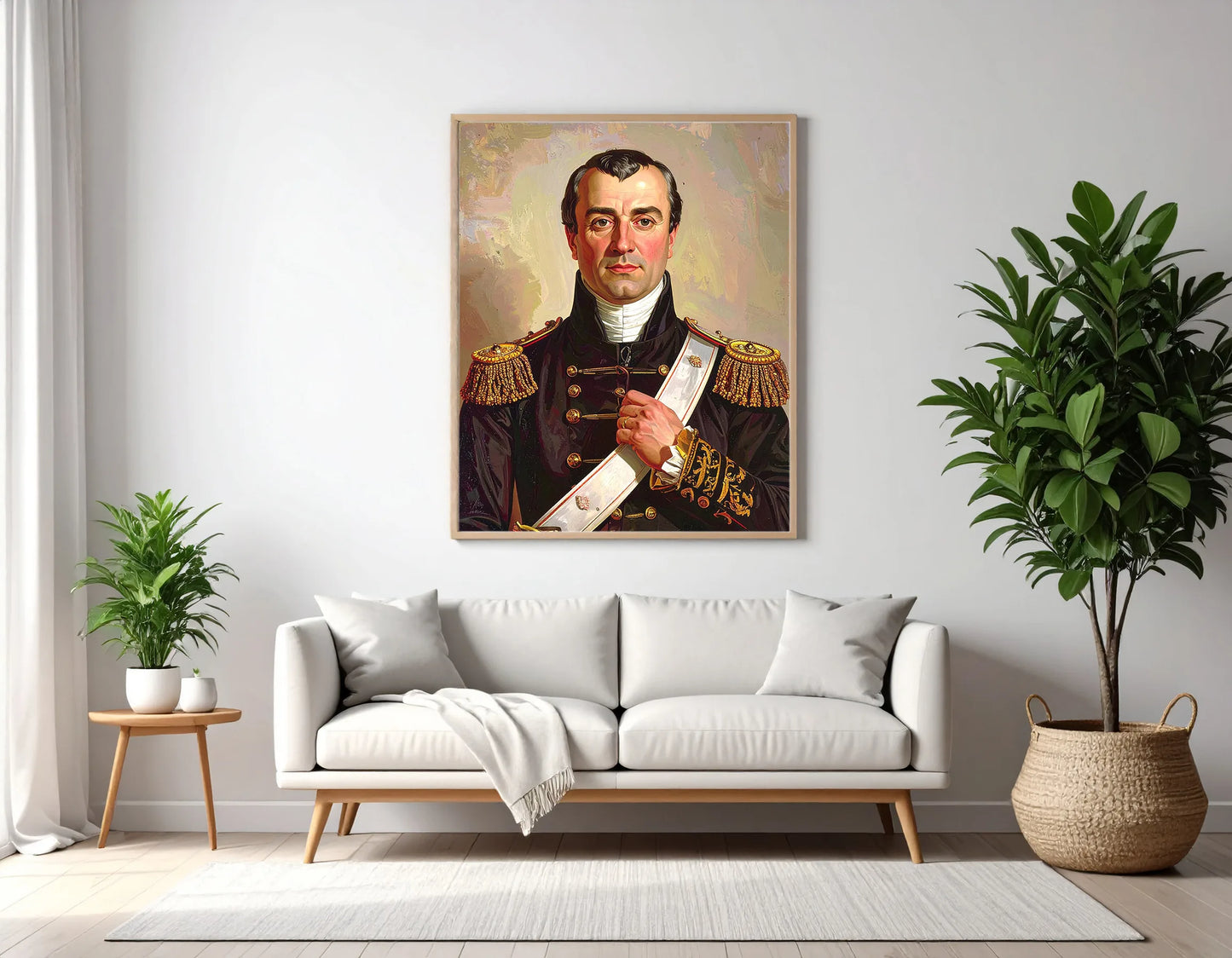 Custom Royal Human Portrait | Marshal Ardent | Personalized Wall Art Gift for him