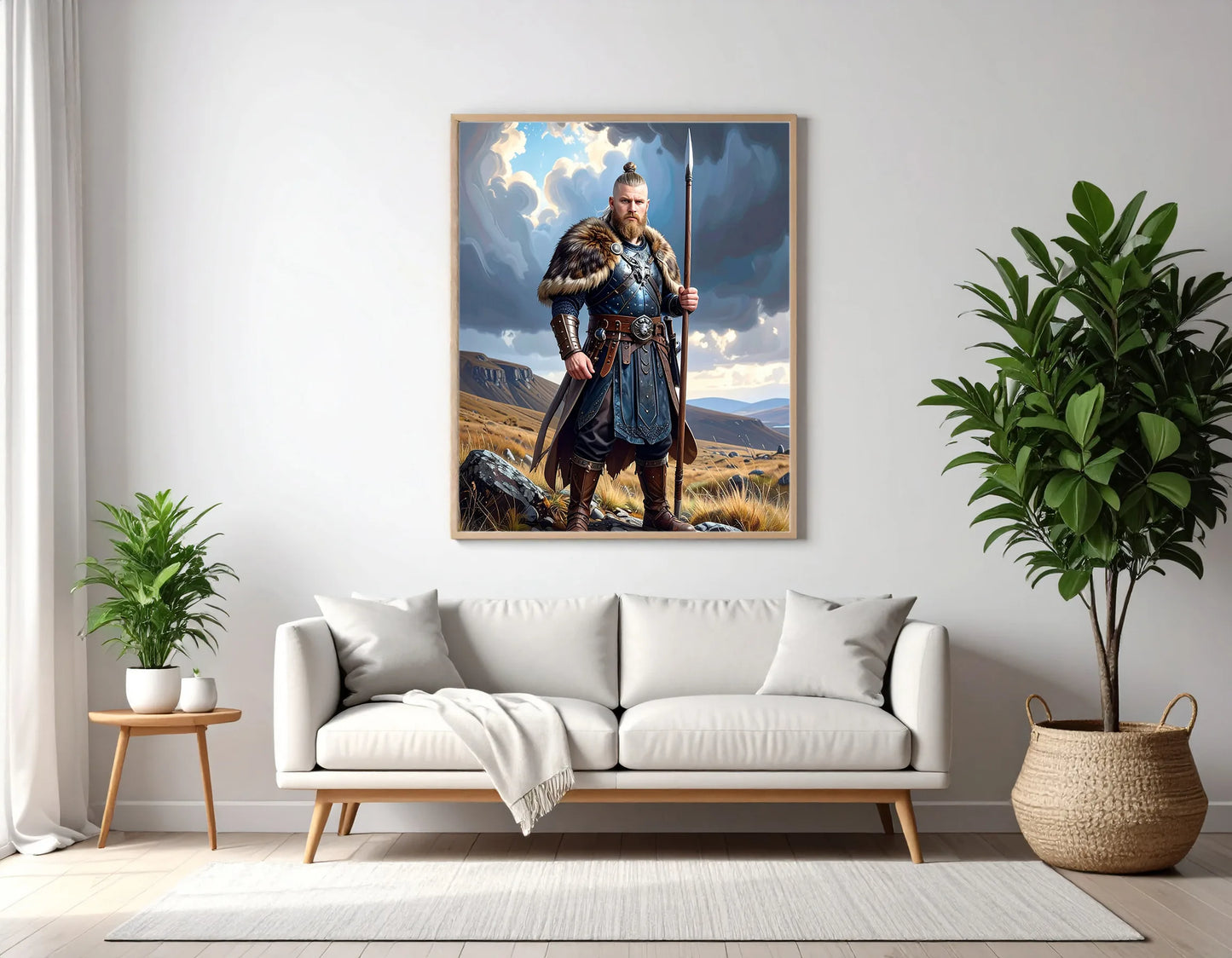 Custom Royal Human Portrait | Rurik Stormborn | Personalized Wall Art Gift for him