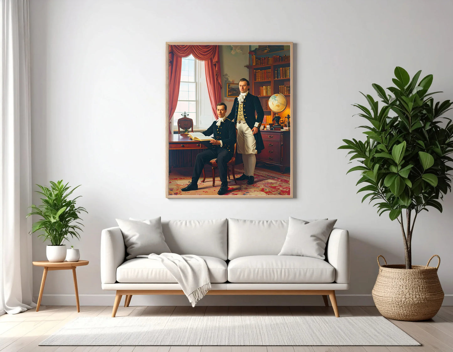 Custom Royal Family Portrait | Twilight Diplomats | Personalized Wall Art Gift