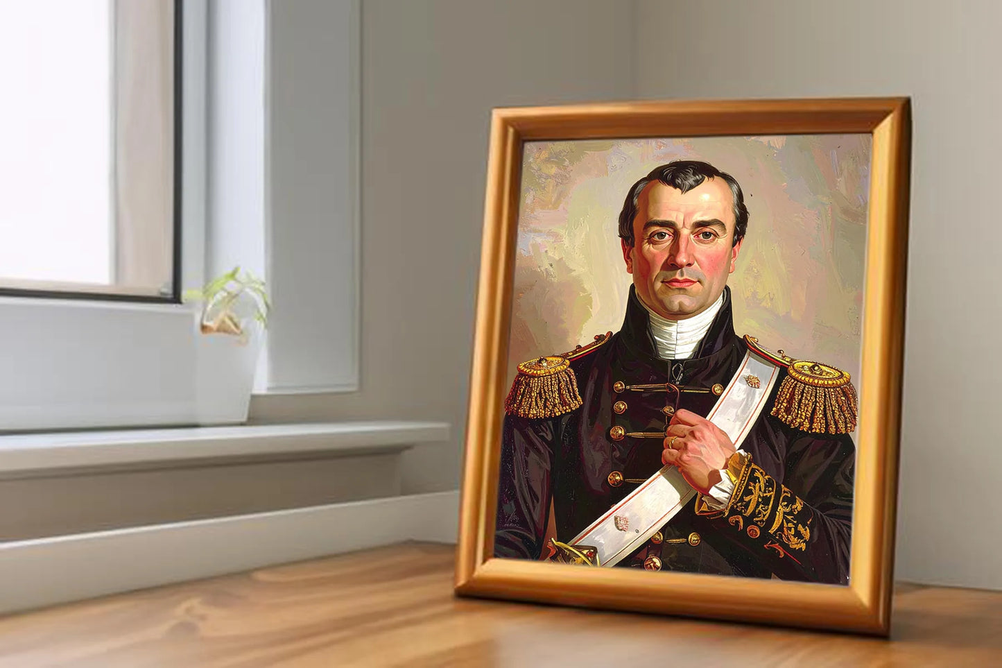 Custom Royal Human Portrait | Marshal Ardent | Personalized Wall Art Gift for him