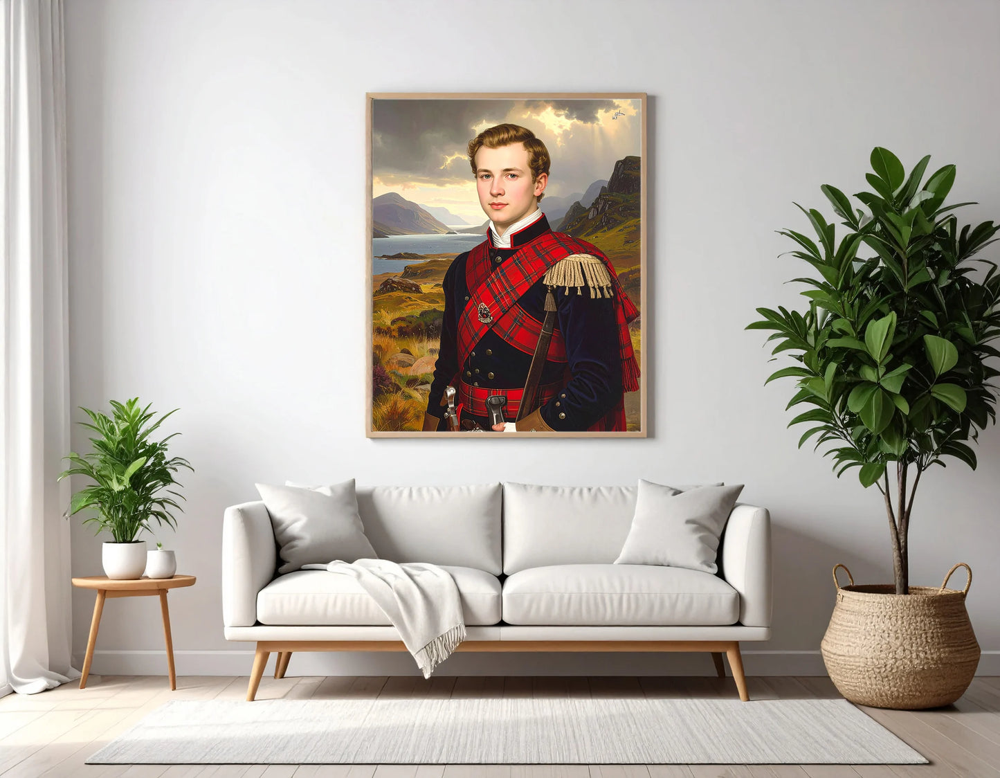 Custom Royal Human Portrait | Ewan MacCrae | Personalized Wall Art Gift for him