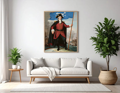 Custom Royal Human Portrait | Pathfinder Admiral | Personalized Wall Art Gift for him