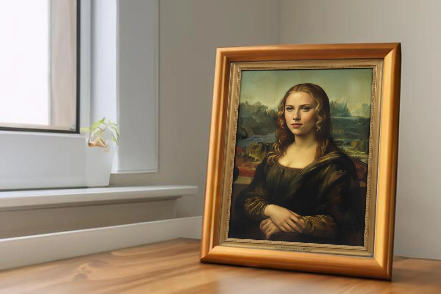 Custom Royal Human Portrait | The Florentine Mona | Personalized Wall Art Gift for her