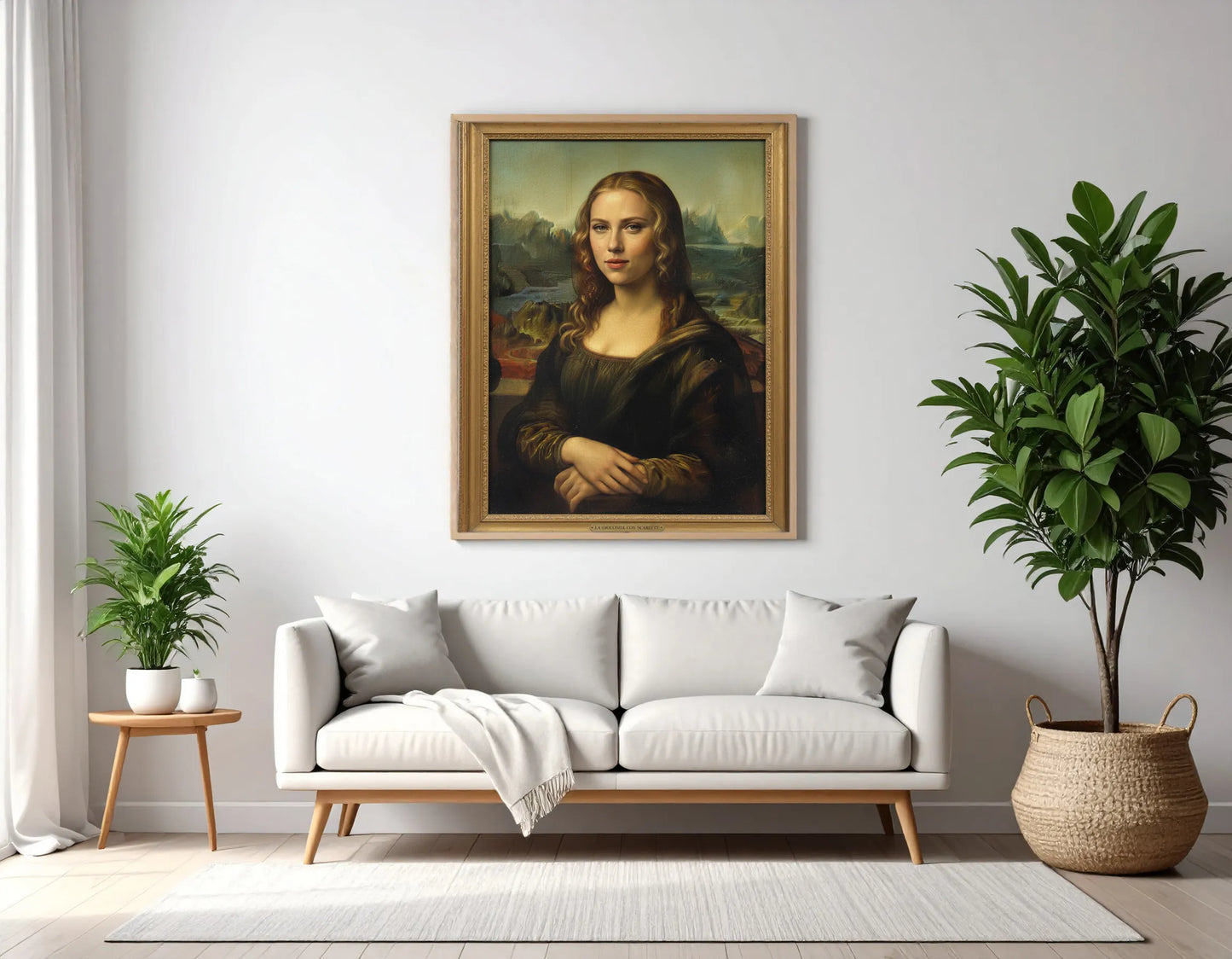 Custom Royal Human Portrait | The Florentine Mona | Personalized Wall Art Gift for her