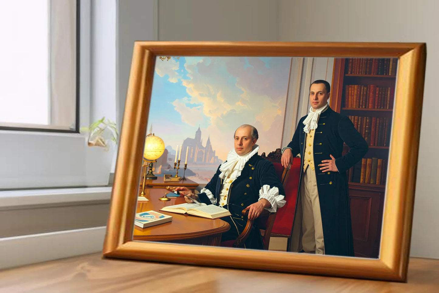 Custom Royal Family Portrait | Twilight Diplomats | Personalized Wall Art Gift